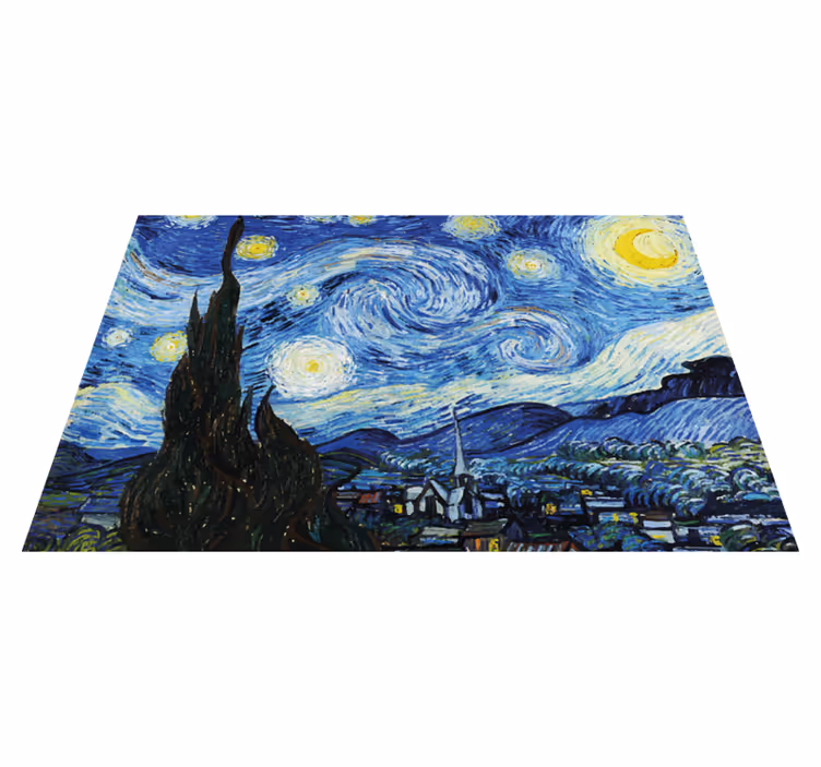 乙烯基餐垫原版星夜场景 - TenStickers