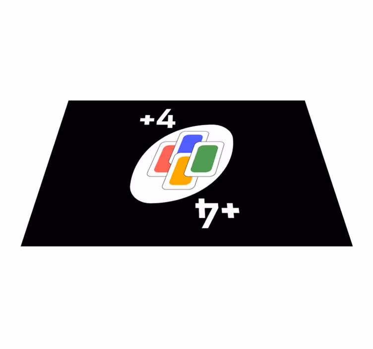 乙烯基餐垫原版卡牌游戏风格设计 - TenStickers