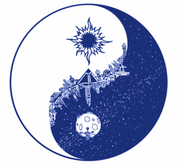 杯垫 啤酒垫 天体宇宙场景 - TenStickers
