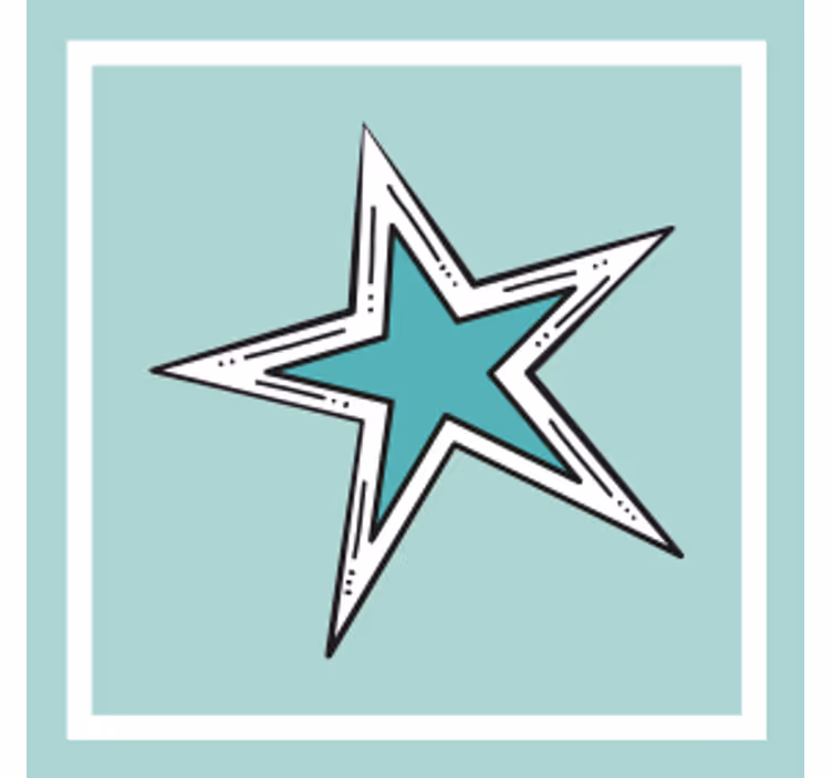 杯垫 啤酒垫 星星图案装饰 - TenStickers