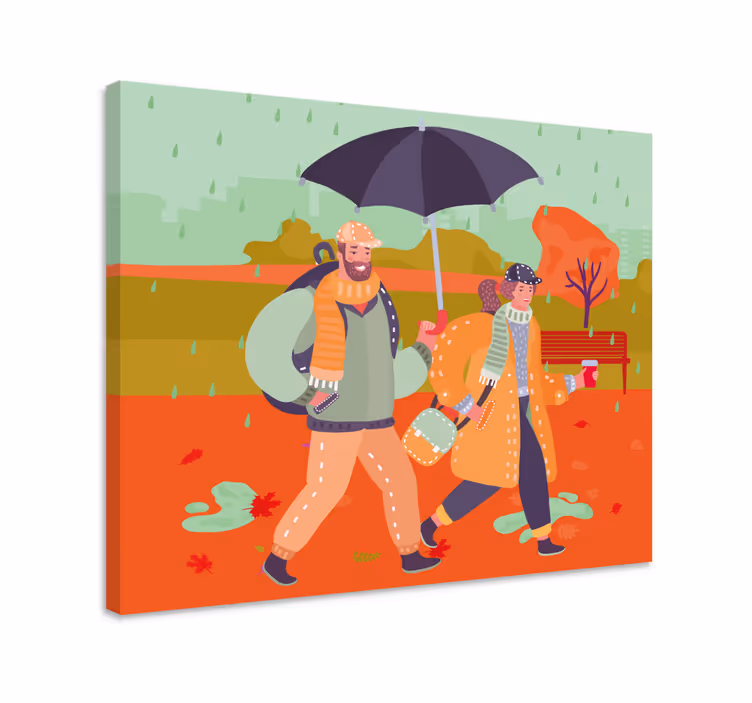 盲人情侣携手同行 - TenStickers