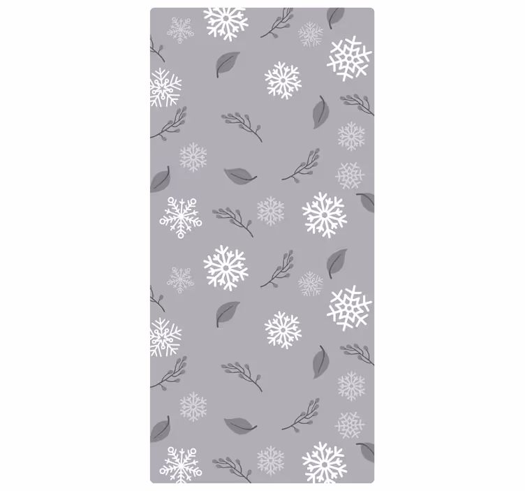 墙纸 圣诞 季节性雪花图案 - TenStickers