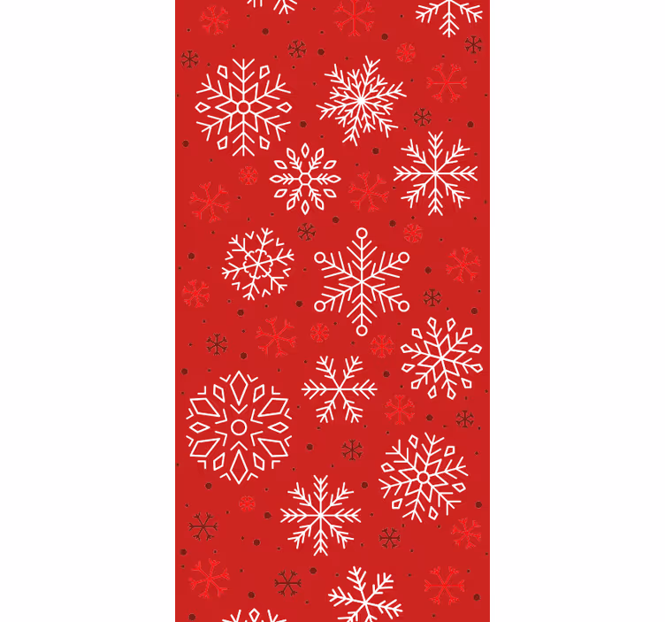 墙纸 圣诞 季节性雪花 - TenStickers