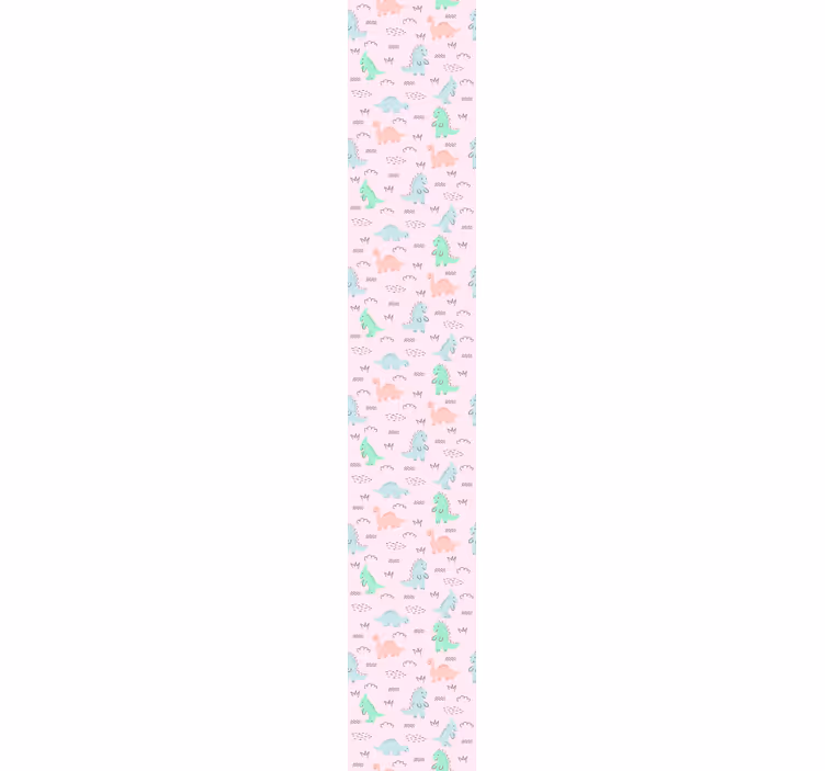 墙纸 恐龙 俏皮的恐龙图案 - TenStickers