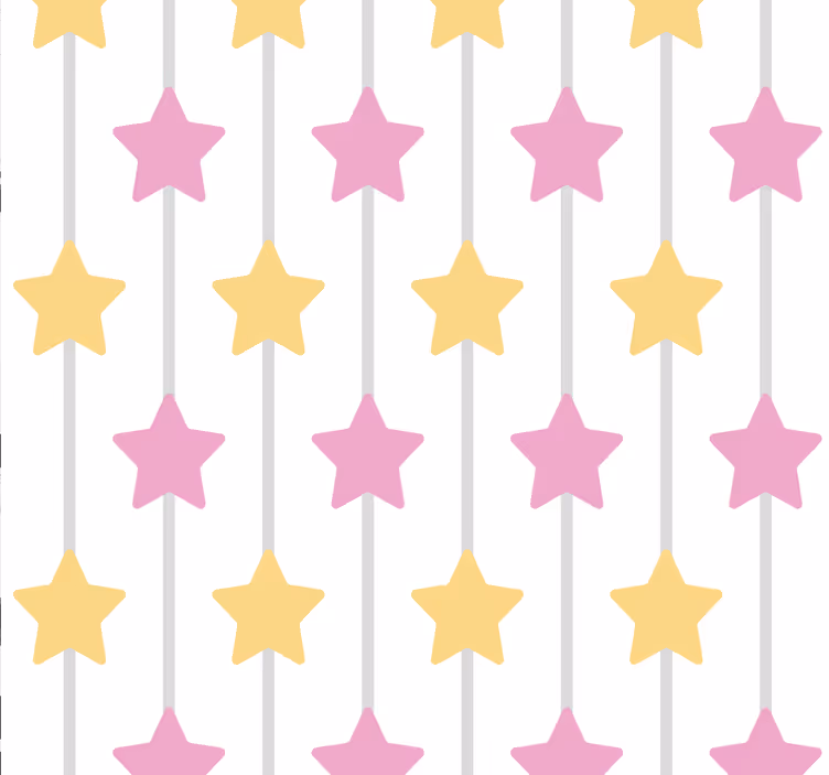 幼儿园墙纸 婴儿星光睡眠 - TenStickers