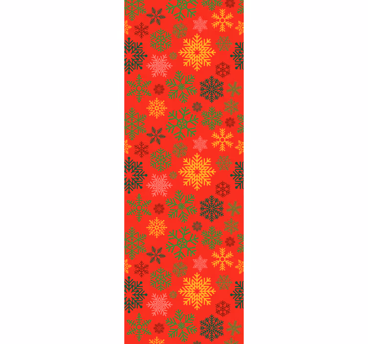 墙纸 圣诞 节日雪花图案 - TenStickers