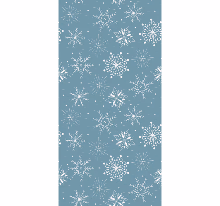 墙纸 圣诞 雪花图案 - TenStickers