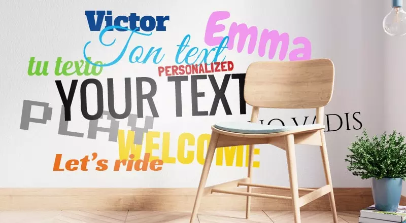 乙烯基定制文本