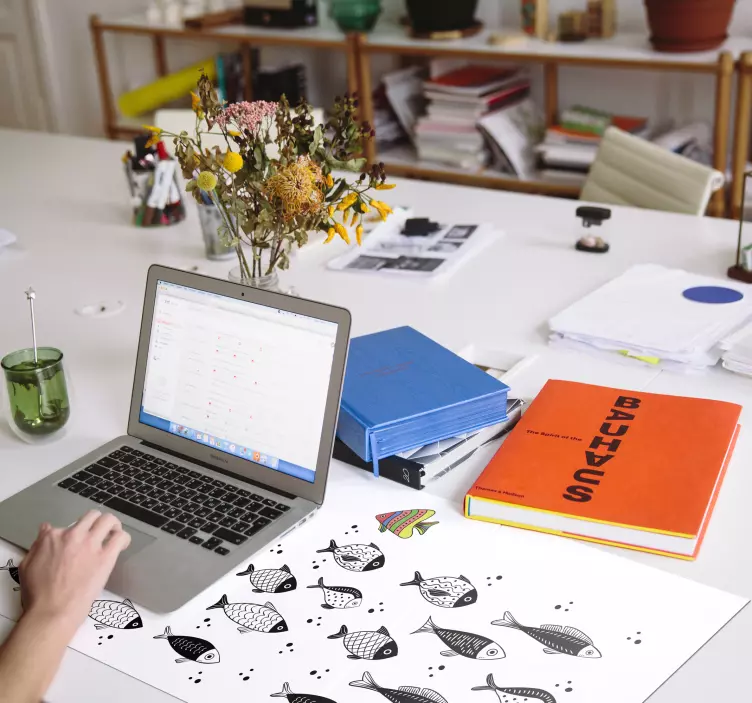 逆流鱼鼠标垫 - TenStickers