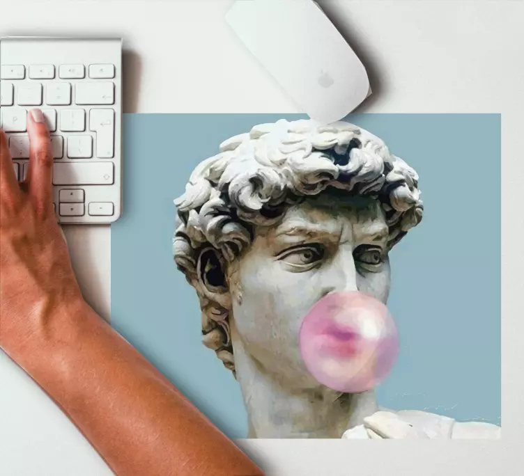 大卫与口香糖更多的mousepads - TenStickers