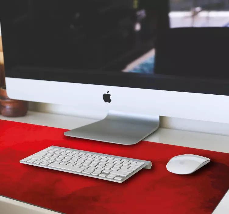 红色原始绿色鼠标垫 - TenStickers