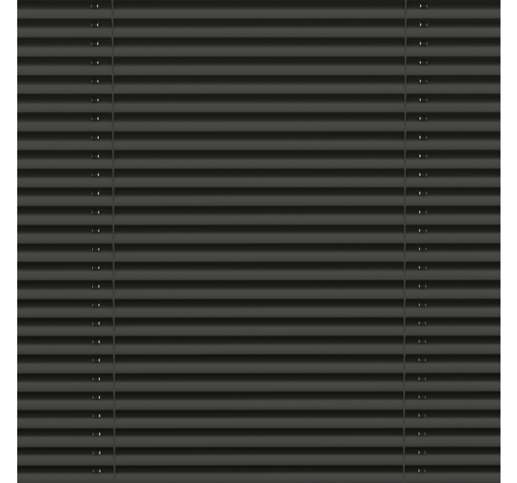 盲人厨房 有缝隙的黑色百叶窗 - TenStickers