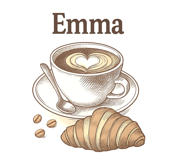 盲人厨房 个性化咖啡设计 - TenStickers