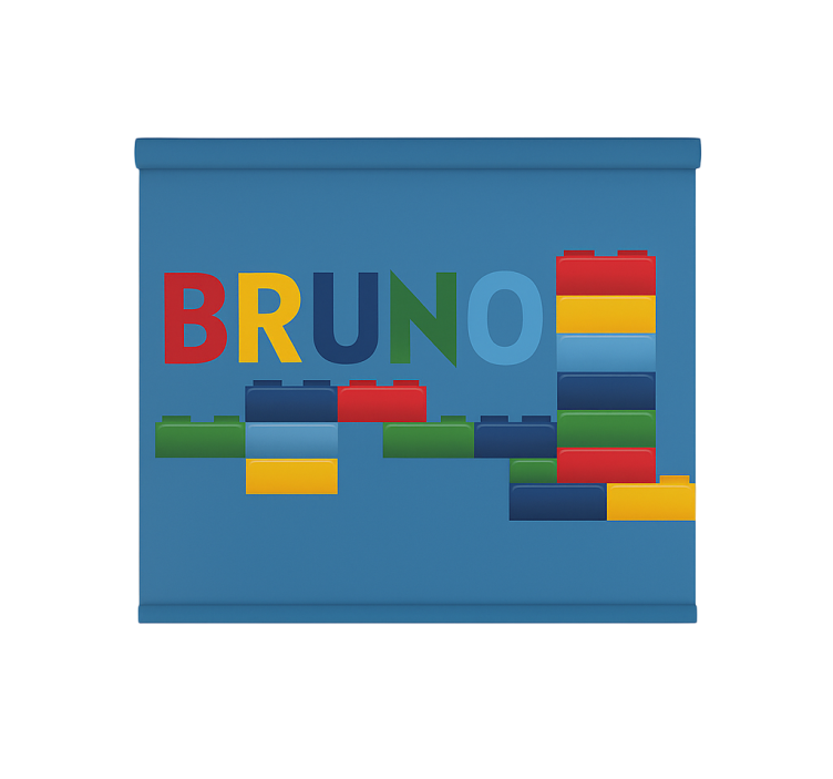 盲童 彩色积木 - TenStickers