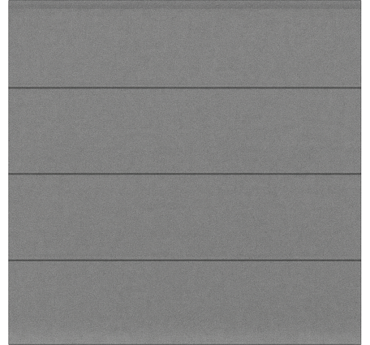 盲人浴室 光滑的灰色极简主义 - TenStickers