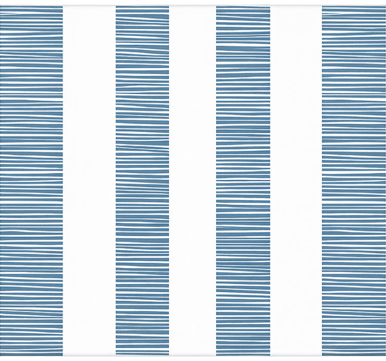 盲人浴室 ceramica righe blu - TenStickers