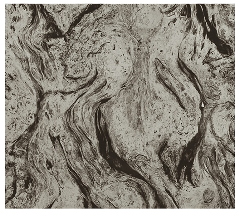 盲人浴室 深色大理石纹理 - TenStickers