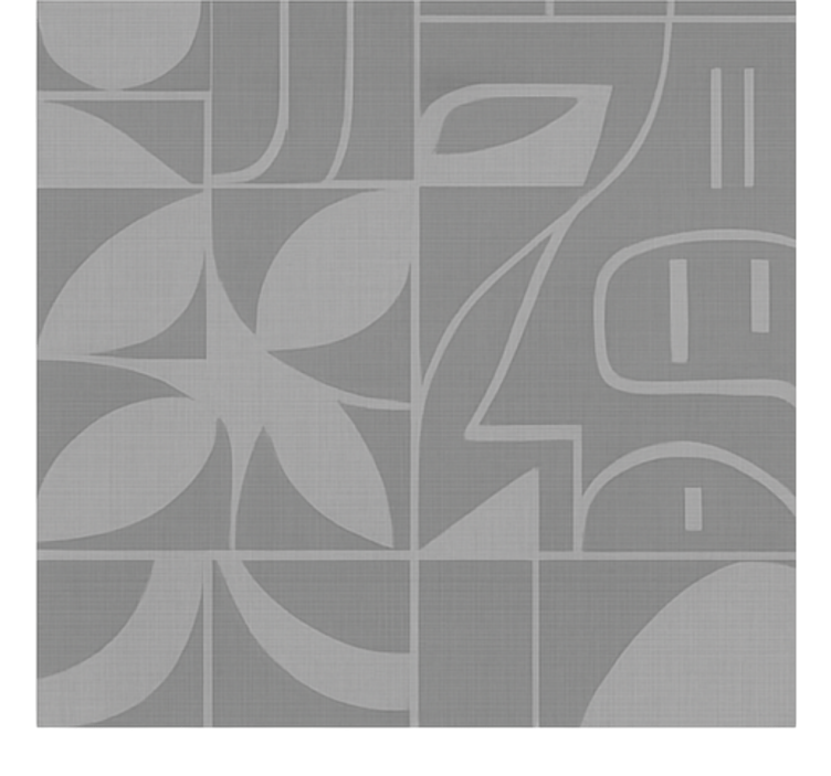 盲人灰色 抽象的现代图案 - TenStickers