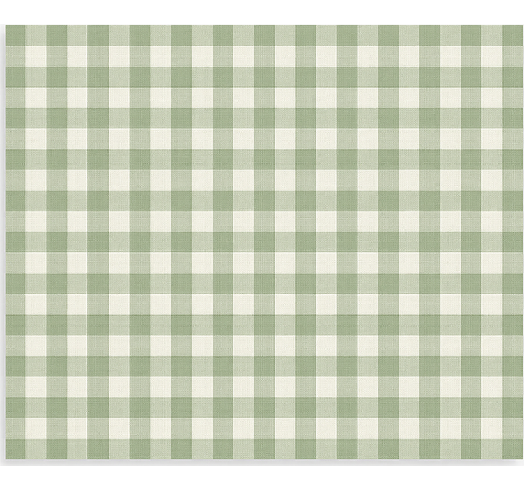 盲人厨房 绿色布纹 - TenStickers