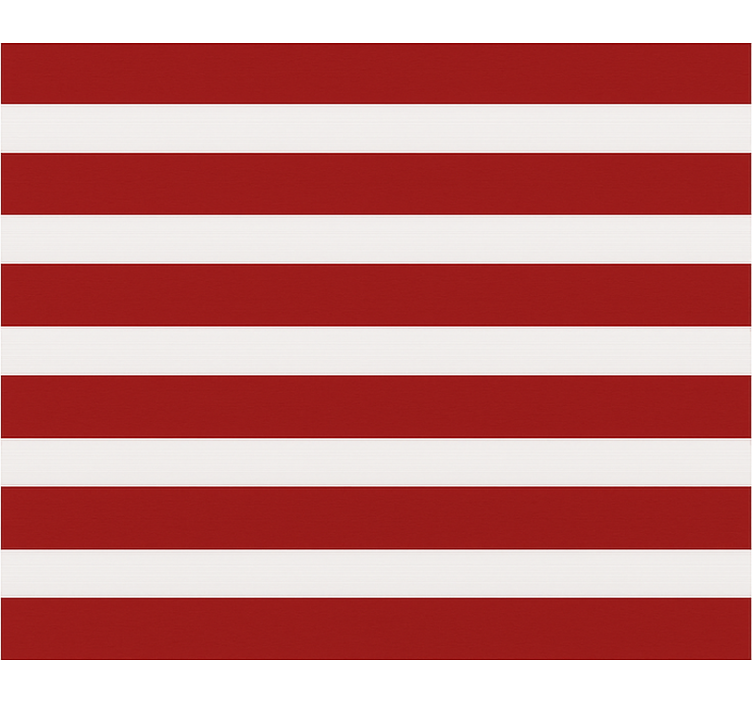 盲童 红色横条纹 - TenStickers