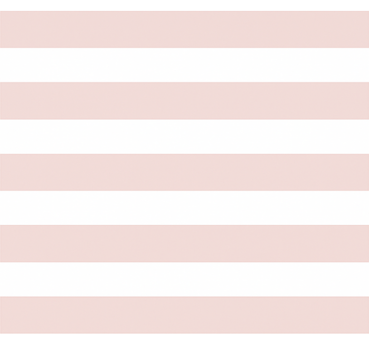 盲童 白色和粉色条纹 - TenStickers