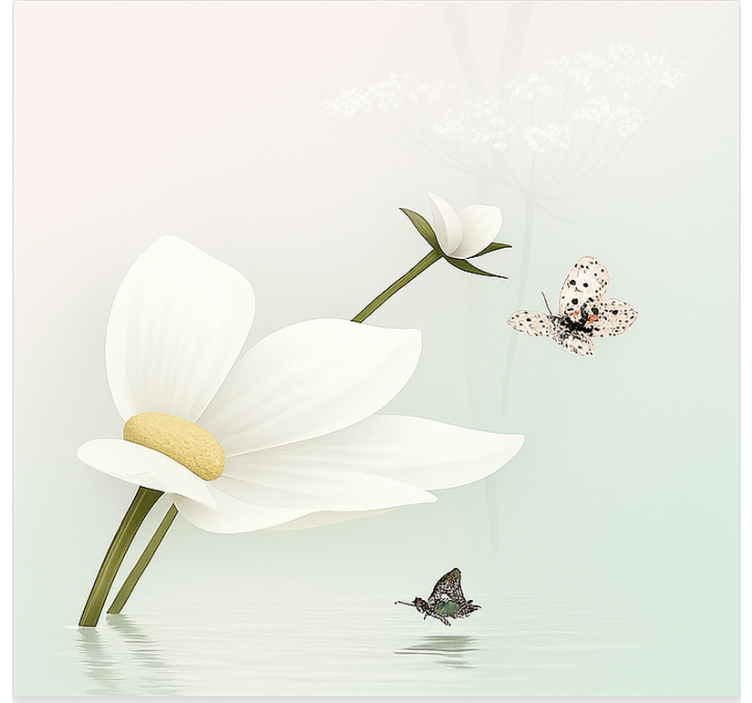 盲人厨房 空灵的雏菊倒影 - TenStickers