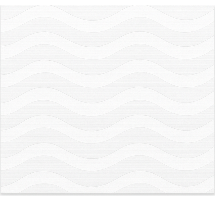 盲人青少年 白色和灰色的波浪 - TenStickers