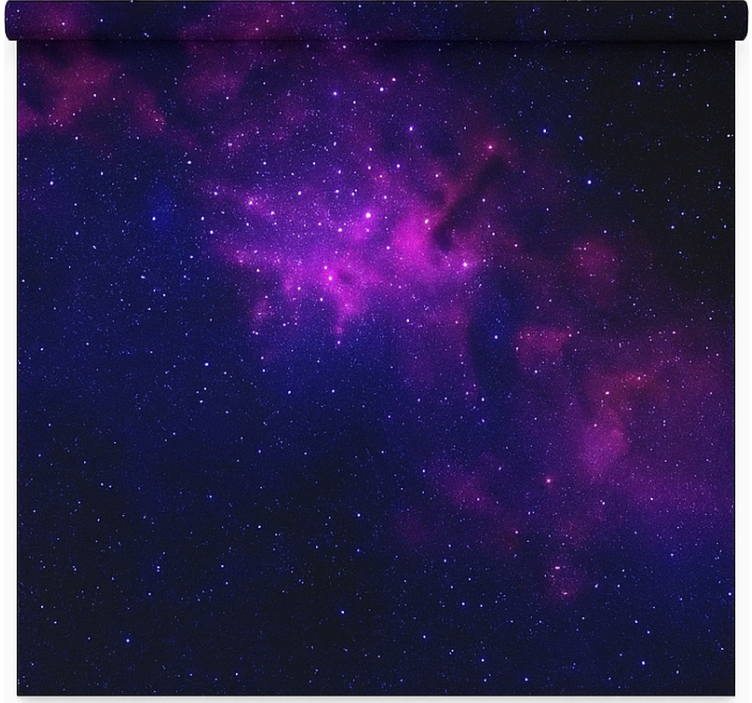 盲人青少年 紫色星系星 - TenStickers