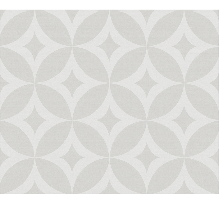 盲人餐厅 几何菱形图案 - TenStickers