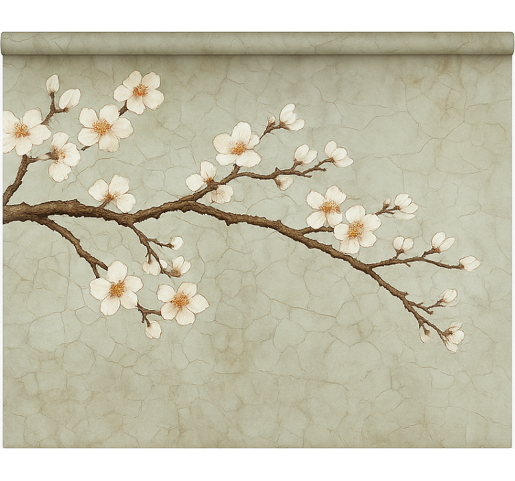 盲人餐厅 盛开的日本树 - TenStickers