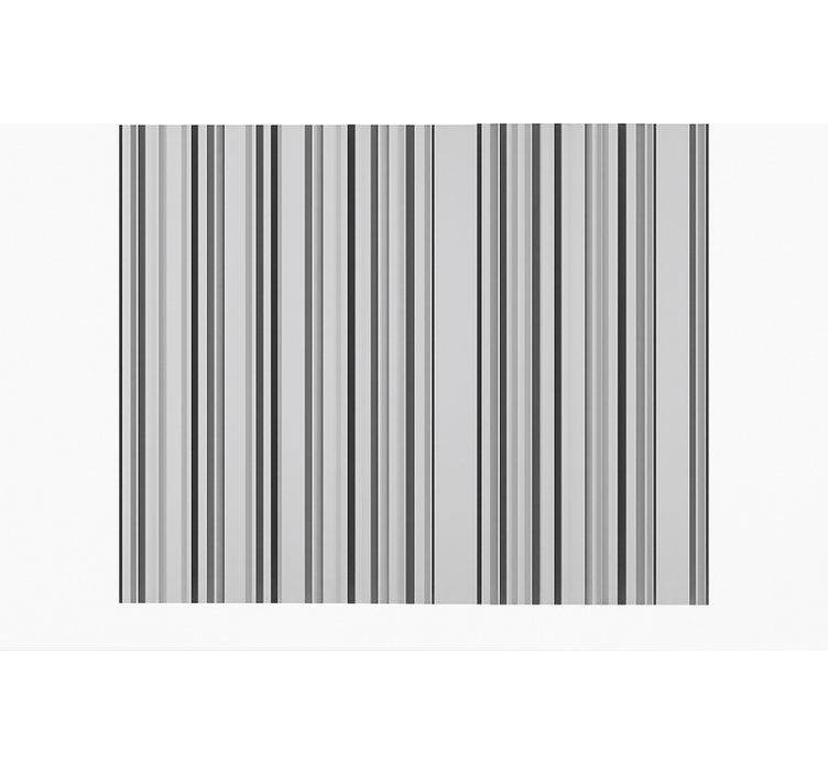 盲人餐厅 灰色调竖条纹 - TenStickers