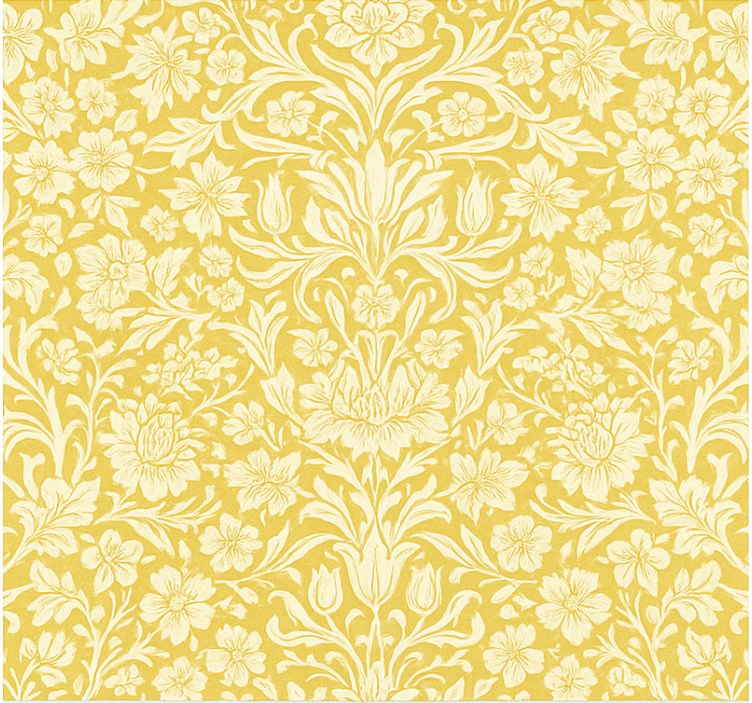 盲人餐厅的黄色曼陀罗花 - TenStickers