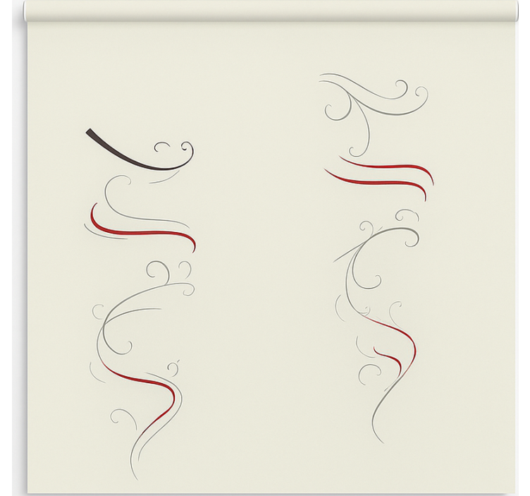 斯堪的纳维亚/北欧盲人抽象花卉多彩螺旋 - TenStickers