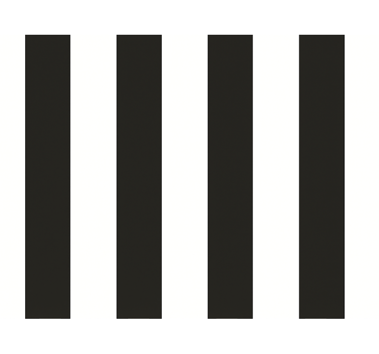 盲人厨房白黑条纹设计产品 - TenStickers