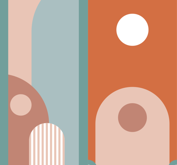 盲人餐厅欢乐壁纸 - TenStickers