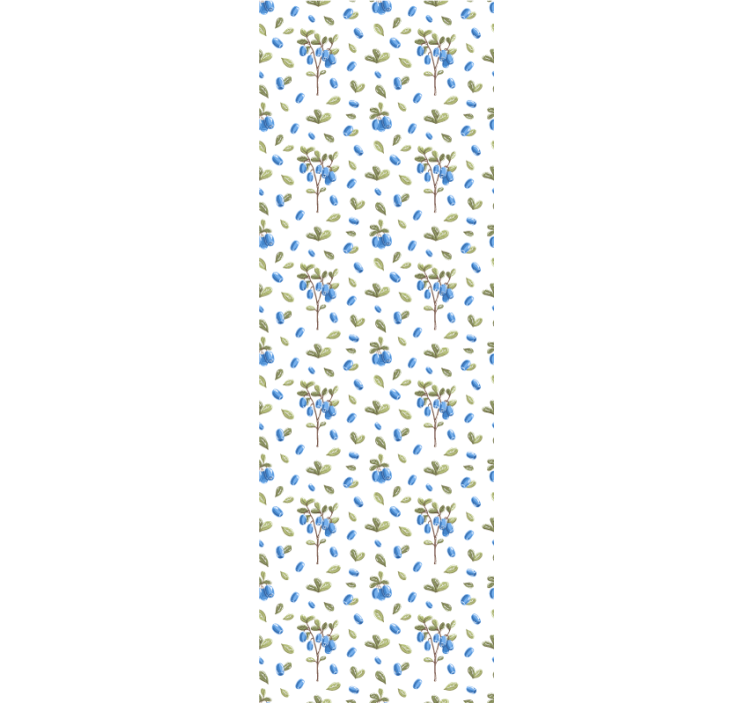 盲人餐厅花卉植物水彩图案 - TenStickers