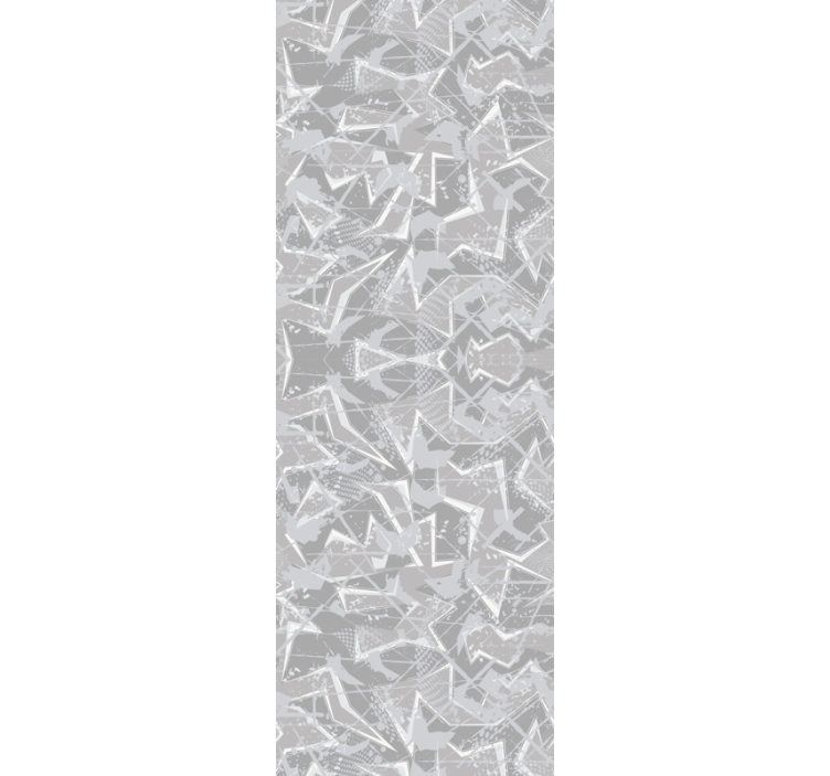 盲人餐厅灰色80年代精美图形 - TenStickers