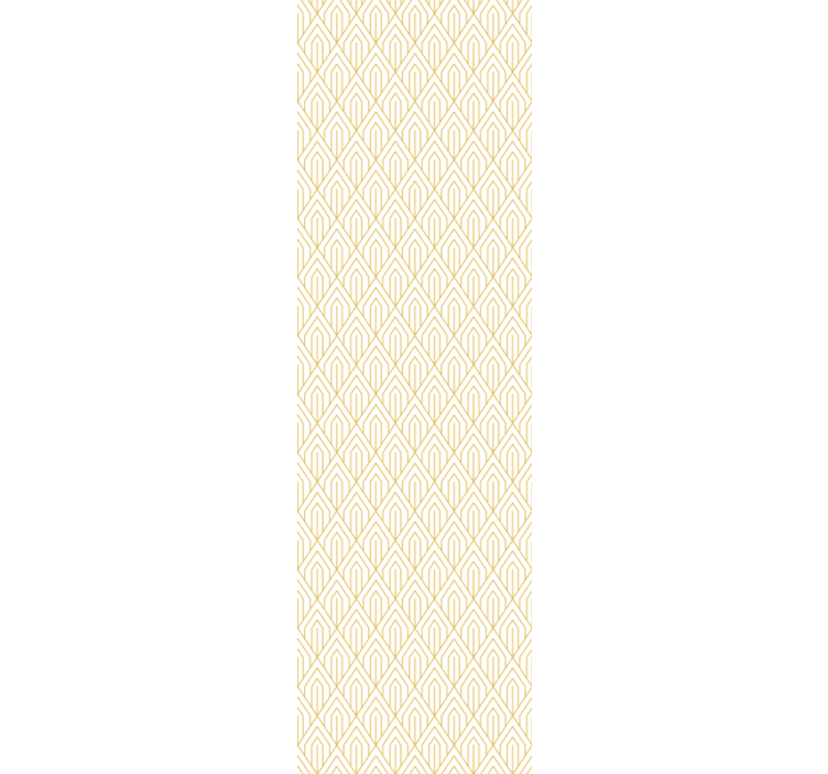 盲人餐厅现代白色图案设计 - TenStickers