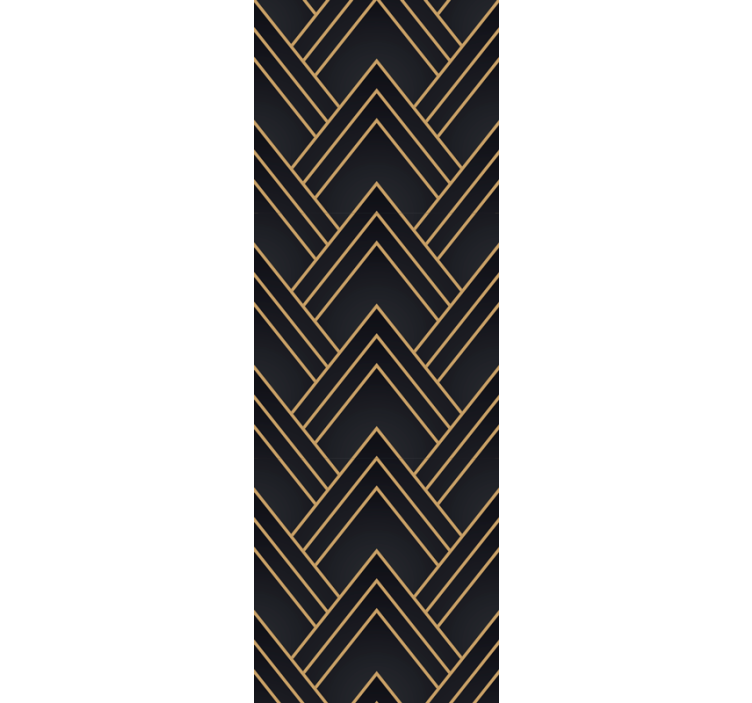 盲人主卧室設備几何“瀑布” - TenStickers