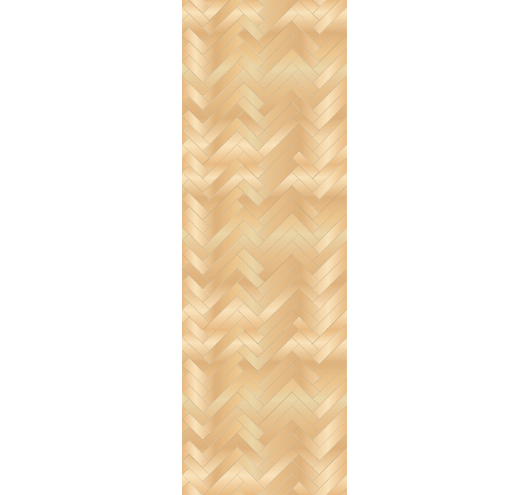 盲人主卧室設備木质金色图案 - TenStickers