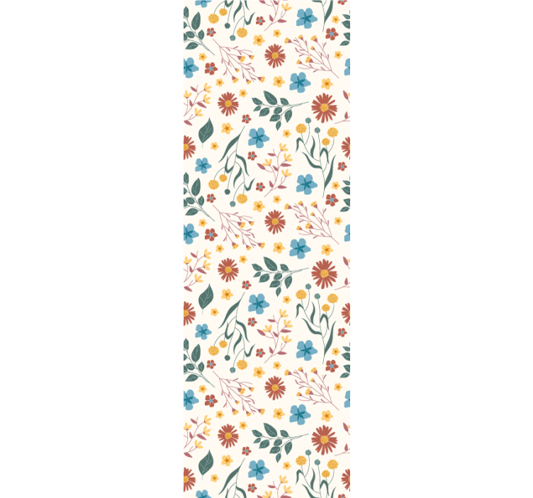 盲人主卧室設備与不同的花卉和植物 - TenStickers