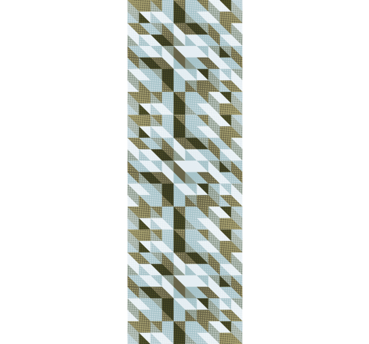 盲人主卧室設備现代三角形设计 - TenStickers