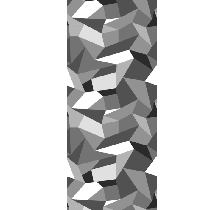 盲人主卧室设备黑白三角形设计 - TenStickers