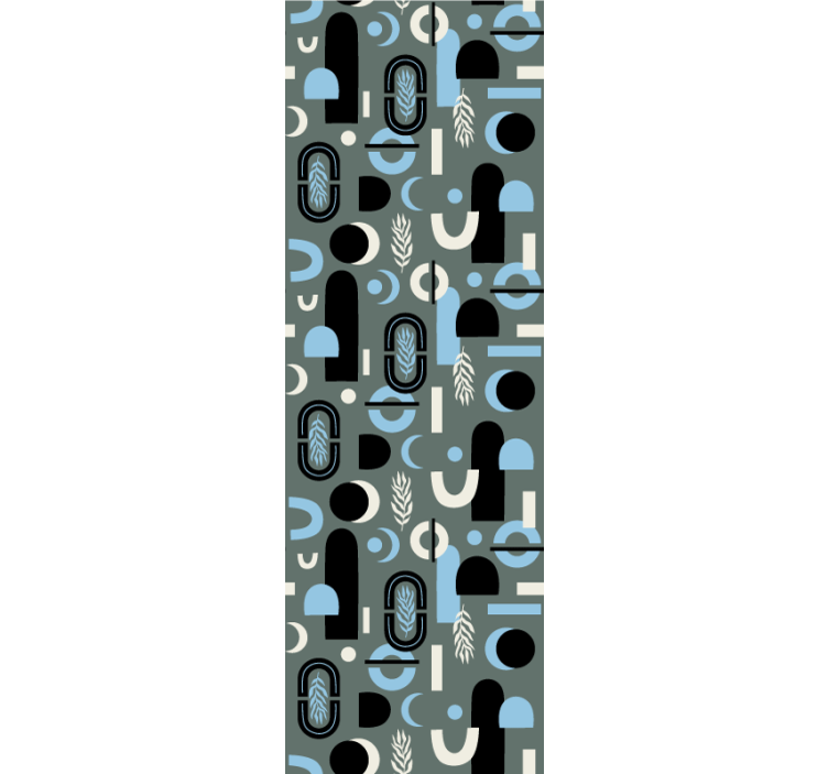 现代盲人几何形状拼贴艺术 - TenStickers