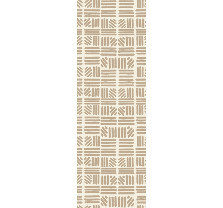 现代盲人几何线条图案设计 - TenStickers