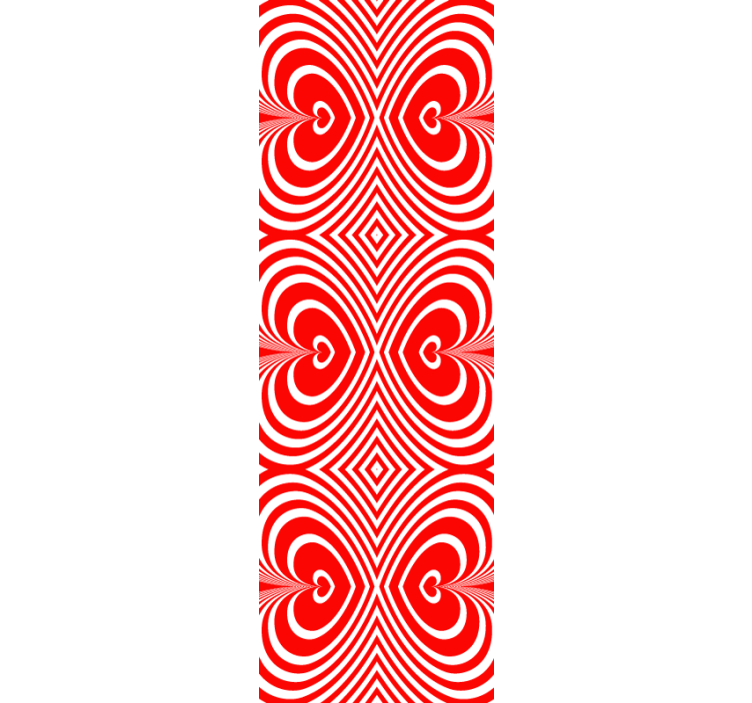 现代盲人图案装饰迷人心形 - TenStickers