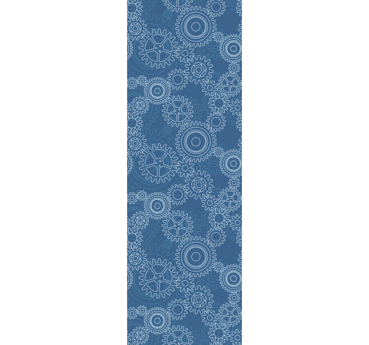 现代盲人3d机械链条图案 - TenStickers