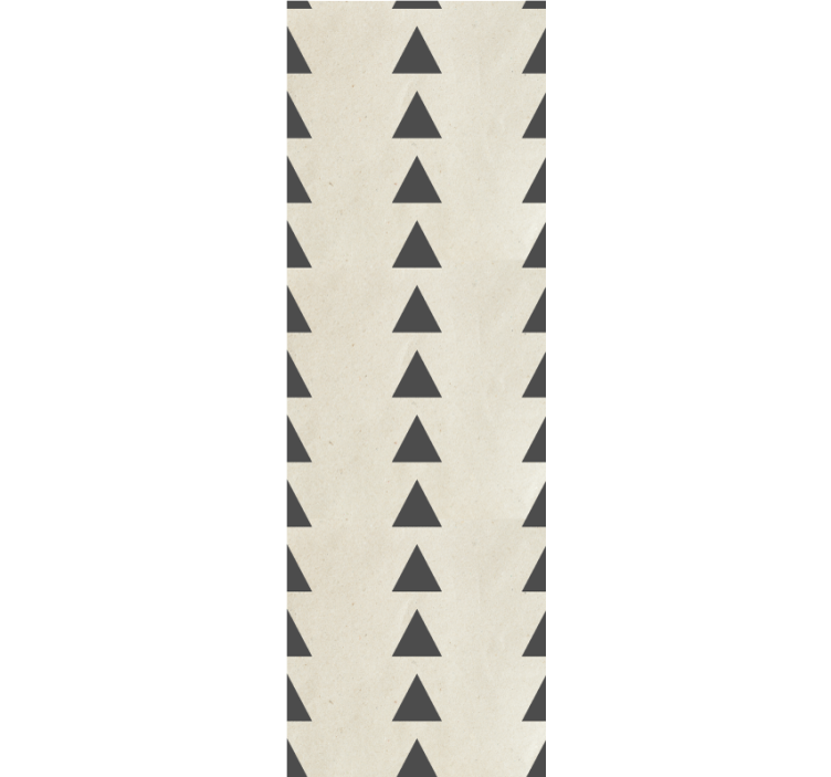 现代盲人深灰色磨损三角形纹理 - TenStickers