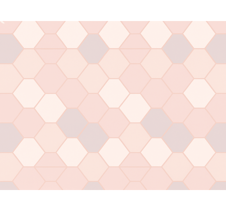 盲人粉色现代抽象粉色图形 - TenStickers