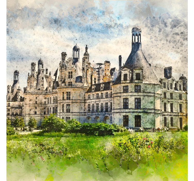 盲人客厅设计法式城堡风格 - TenStickers